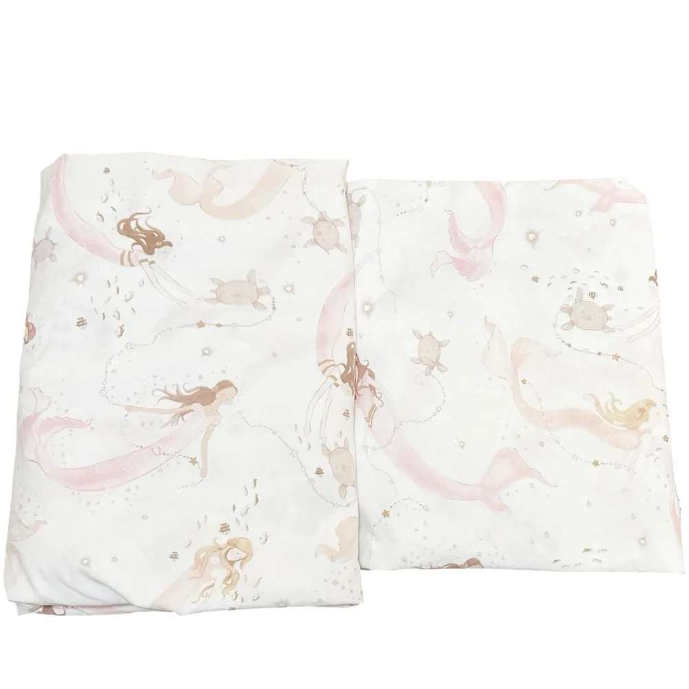 Pottery Barn Kids Isabelle Mermaid Full Size Sheet Set - Picture 4 of 9